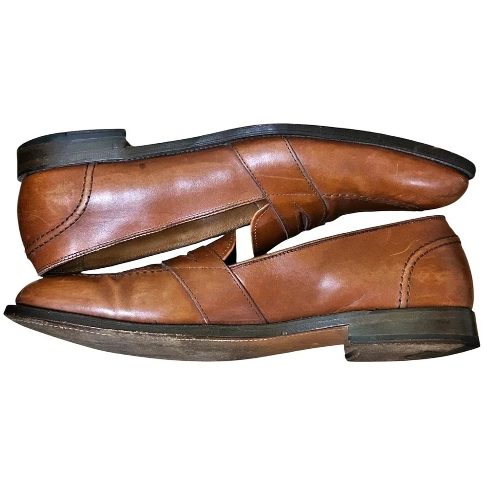 Alden 685 Penny Loafer 13 AAAA/AA Extra Narrow Tan Brown Full Strap Leather Shoe